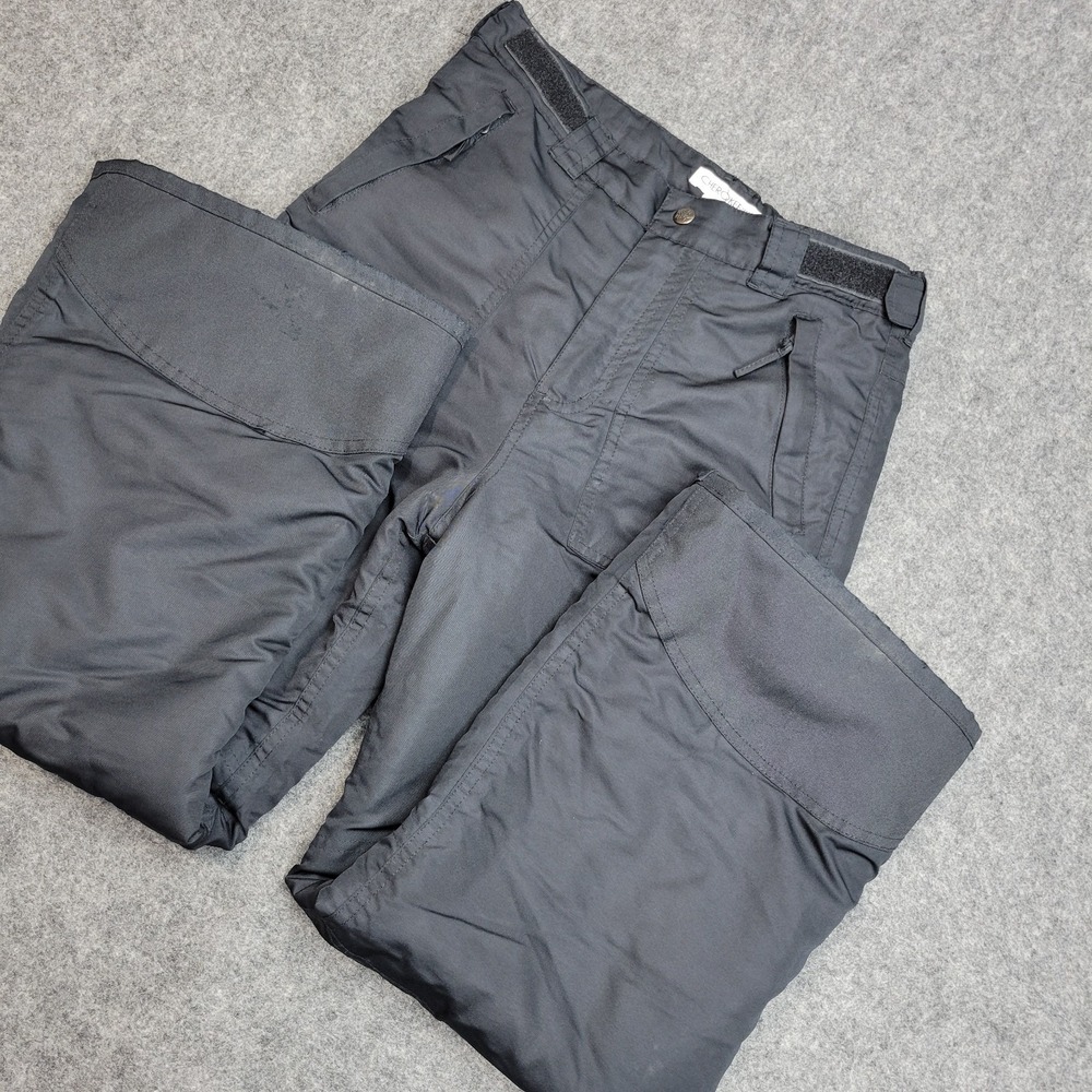 Cherokee Snowpants Mens‎ Large Black Lined Insulated Waterproof Ski Snowboard